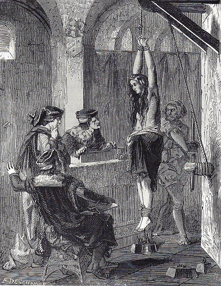 Upálení žen obviněných z čarodějnictví ve 14. století  AnonymníUnknown author • Public domain