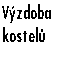 Výzdoba kostelů