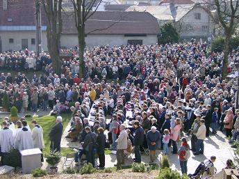 Posvěcení kostela Božího Milosrdenství a sv. Faustyny