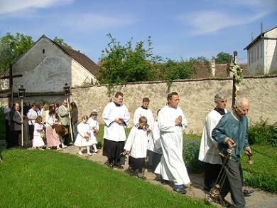 průvod Božího Těla Olbramkostel