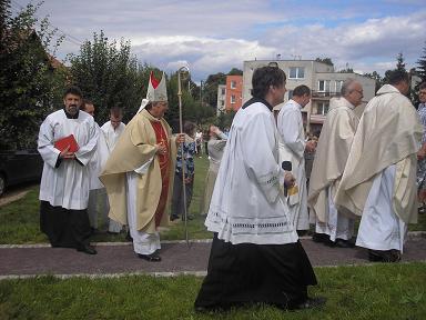 Žehnání zvonu sv. C a M