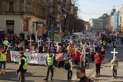 Pochod Pro život 2012