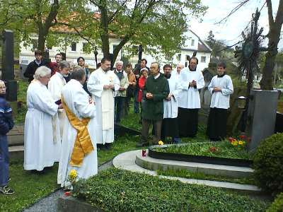 Pouť k hrobu Dr. Františka Noska do Poříčí nad Sázavou 2011