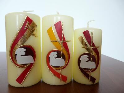 klarisky - velikonoční svíce