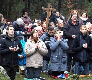 vizionáři, Dechtice, Foto z: magnificat.sk