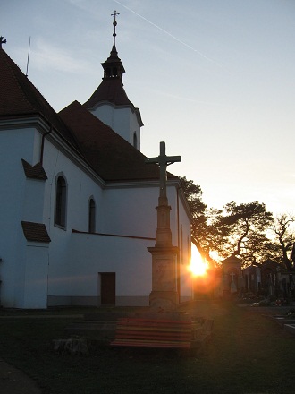 Farní kostel v M. Krumlově, foto RT
