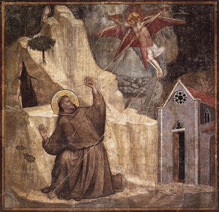Stigmatizace sv. Františka (Giotto), volné dílo, https://cs.wikipedia.org