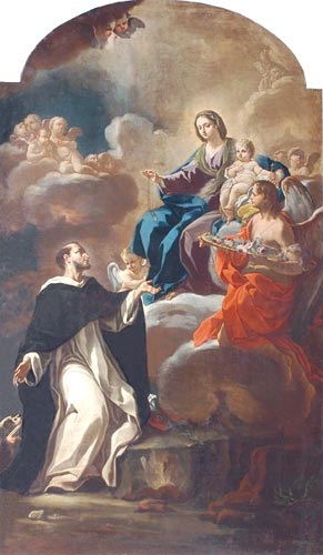 Madonna and rosary by Nicola Porta, Public Domain,  en.wikipedia.org