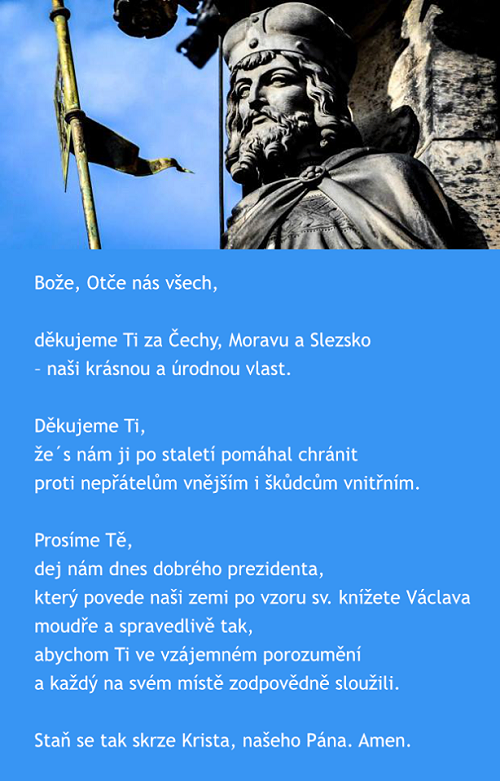 Novéna FC- Modlitba za prezidenta
