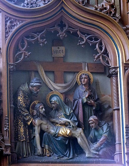 Mechelen OLV over de Dijle RetableThe Seven Sorrows of Our Lady, Ad Meskens, CC BY-SA 1.0 