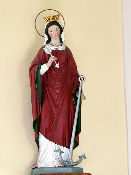 Statue of Saint Philomena, Wolfgang Sauber, CC BY-SA 3.0, cs.wikip..