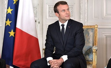 Macron, Пресс-служба Президента Российской Федерации, CC BY 4.0, commons.