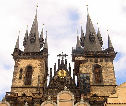 Praha-Staré Město, kostel Matky Boží před Týnem, Jiří Novák, CC BY-SA 3.0, commons.wikimedia