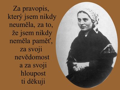 Bernadeta Soubirous, fr.wikipedia.org, volné dílo 