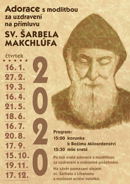 sv. Charbel v Brně 2020