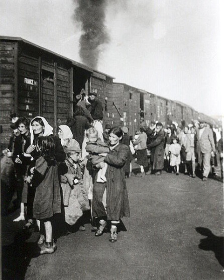 Deportace Židů, volné dílo, commons.wikimedia.org