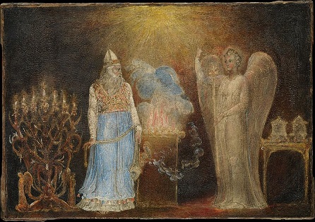 William Blake: The Angel Appearing to Zacharias, CC0 1.0, commons. 