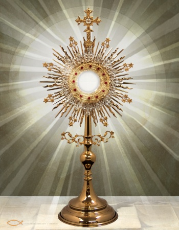 Monstrance s Eucharistií