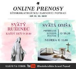 Farnost Poprad, youtube