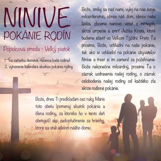 Ninive - pokání rodin, fc Svetlo Máriino