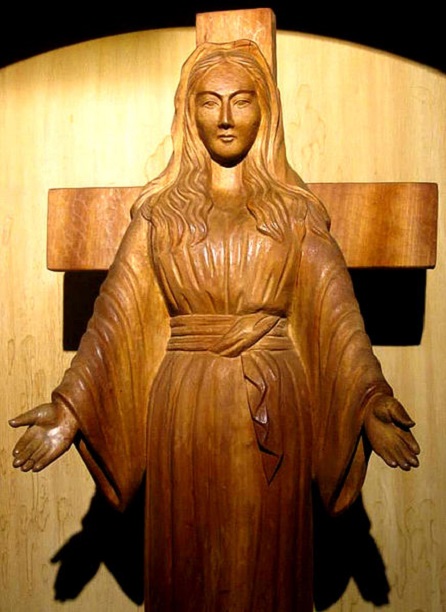 Virgin Mary of Akita Japan, SICDAMNOME, CC BY-SA 4.0, commons...