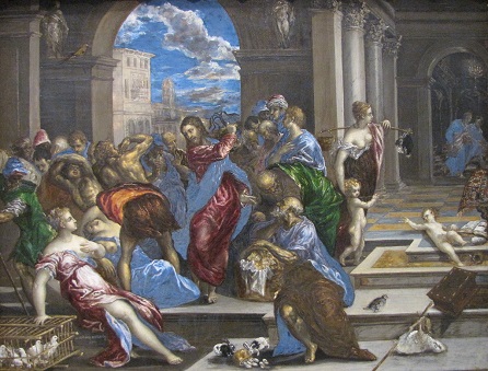 Ed Uthman, El Greco: Christ Cleansing the Temple, CC BY-SA 2.0, flickr