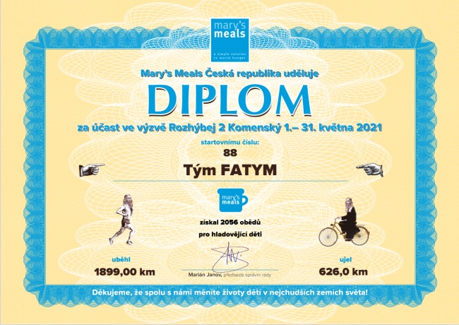 Diplom Mary's Meals