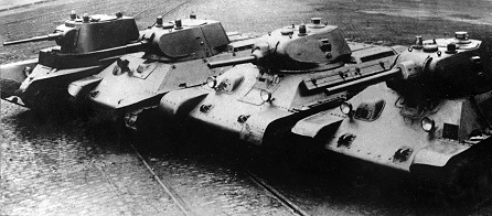A-8 (BT-7M), A-20, T-34 Model 1940, T-34 Model 1941, volné dílo
