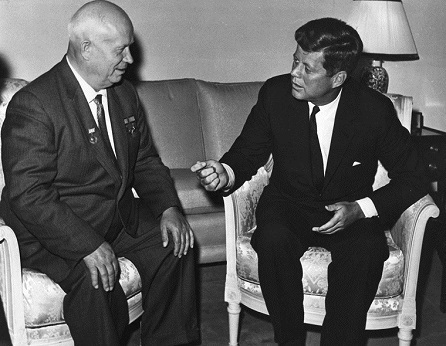 John Kennedy Nikita Khrushchev 1961, volné dílo