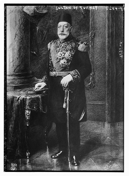 Portrait of Sultan Mehmed V., volné dílo, en.wiki...
