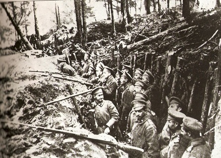 Russian trenches in the forests of Sarikamish, volné dílo, en.wikopedia