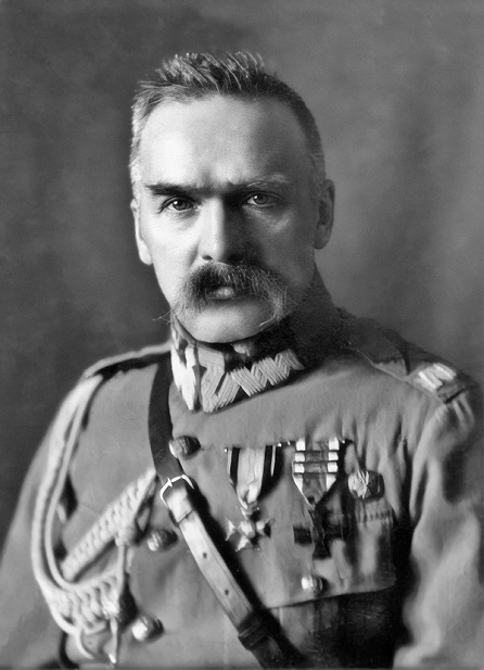 Polský velitel, generál Józef Piłsudski, volné dílo, 