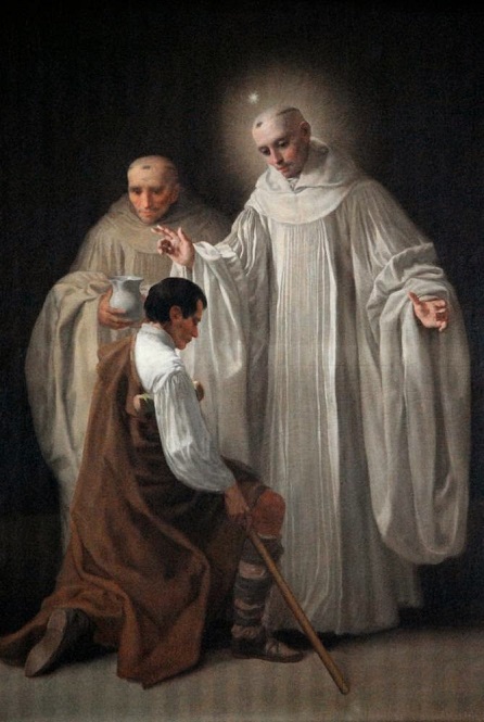 Francisco Goya: Svatý Bernard z Clairvaux, volné dílo, wiki...