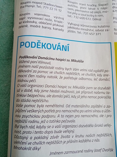 Domácí hospic sv. Mikuláše