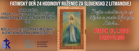 Slovenský dohovor za rodinu, Fatimský den