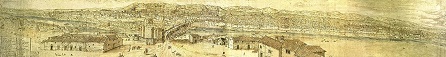 Panoramics of Córdoba as drawn by Anton van den Wyngaerde in 1567, volné dílo