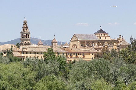 Riverfront viewed from Puente Romano, Córdoba. Adam Jones, Ph.D.,CC BY-SA 3.0, wiki... 