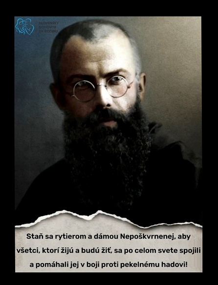 sv. Maxmilián Kolbe, Slovenský dohovor za rodinu, obrázok  Mikuláš Mária Lipták