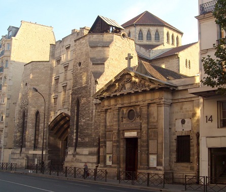 La basilique Sainte-Jeanne d'Arc et l'église Saint-Denys, Benchaum, CC BY-SA 3.0, cs.wiki...