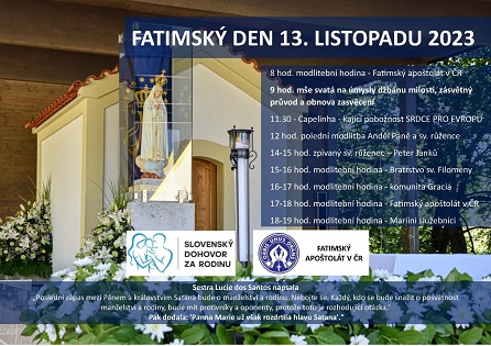 SDZR-KOCLÍŘOV - Fatimský den 13. 11.