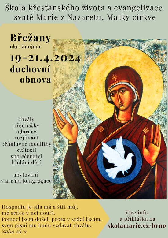 Škola Marie, Břežany, duben 2024