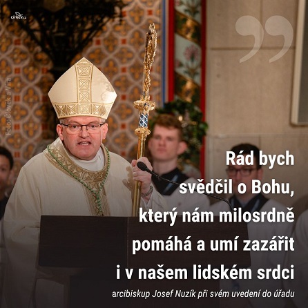 arcibiskup Nuzík 13.4.2024, foto facebook, cirkev.cz