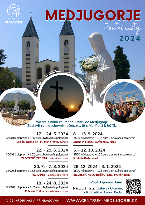 Poutě do Medžugorje 2024