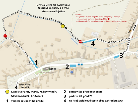 Žehnání Křenovice 1. 5. 2024