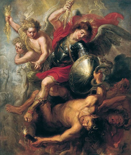 Peter Paul Rubens - Saint Michael expelling Lucifer and the Rebellious Angels, 1622 - PICRYL - Public Domain Media