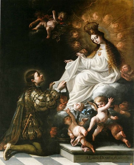 Aparición de la Virgen de la Merced a San Pedro Nolasco, de Alonso del Arco (Museo del Prado) -  PDM 1.0, PICRYL 