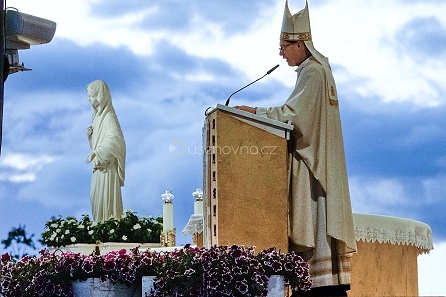 Biskup Basler v Medžugorje 7. 10. 2025, foto: Milan Ryšavý