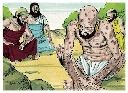 Biblical illustration of Book of Job Chapter 2, CC BY-SA 3.0
