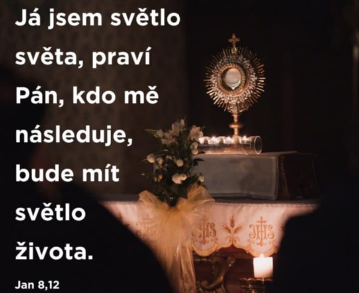 Euchariste, Ježíš - světlo světa, Facebook - církev.cz, volná licence(oříznuto)