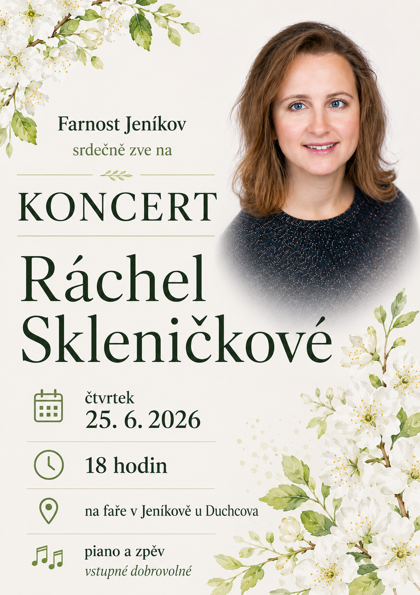 koncert Rachel Jenikov 25.6.2026